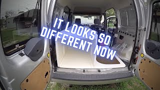 The Bed Looks AWESOME Now! - Small Van Camper Build