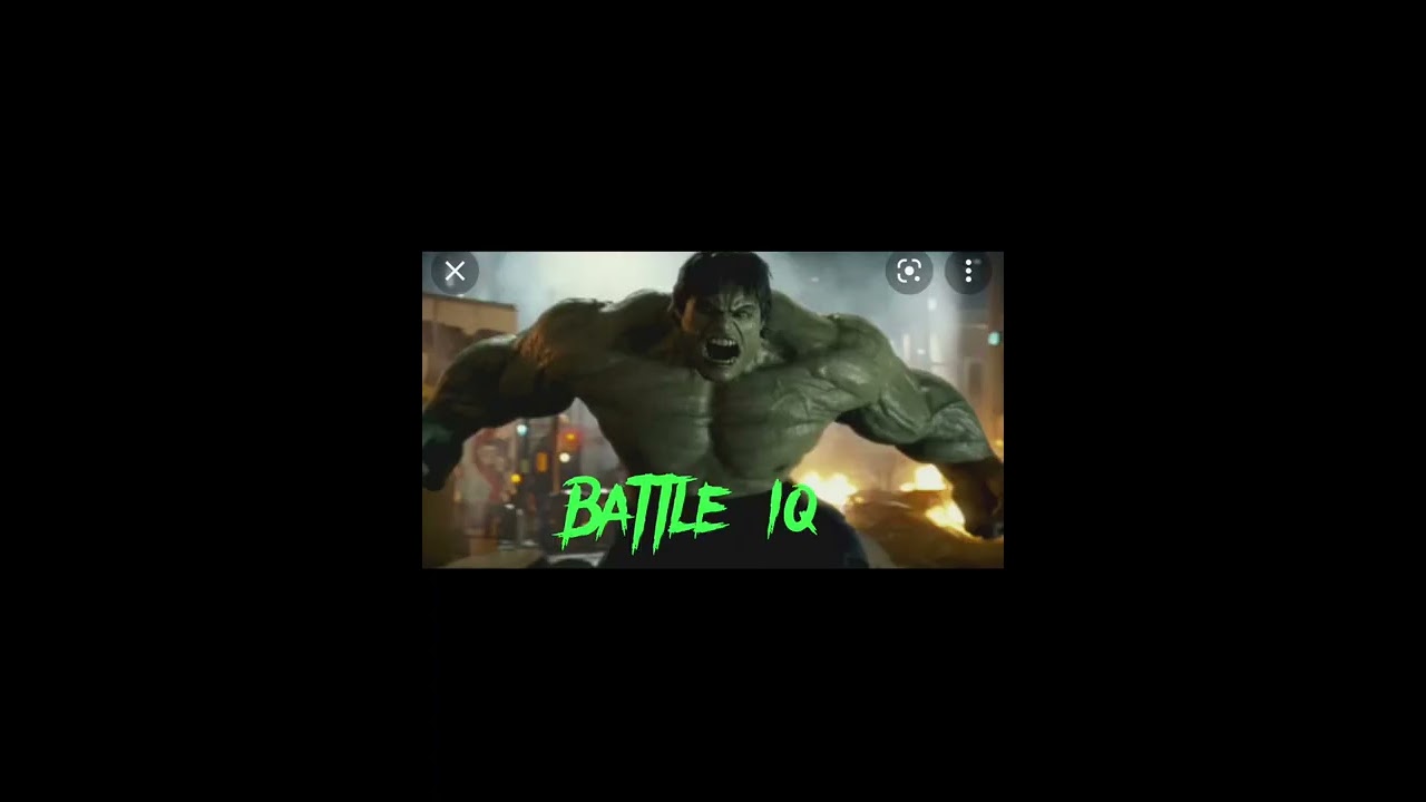 Hulk (2008) vs bane