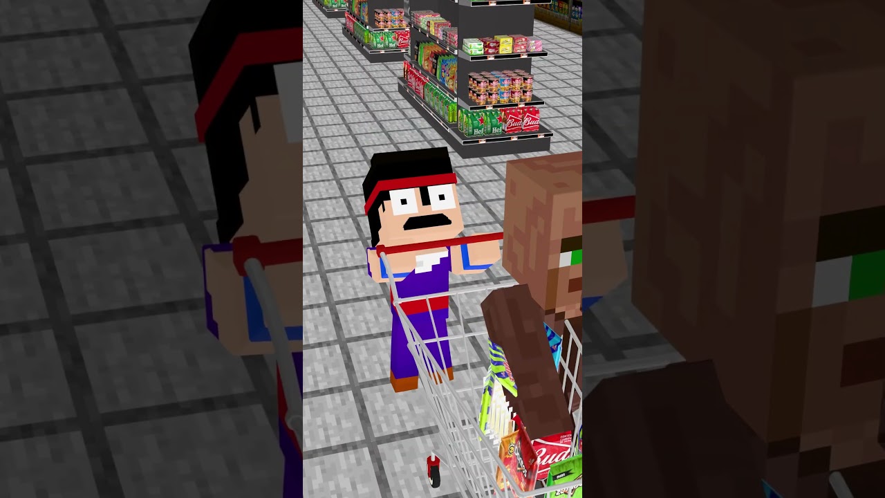 GOHAN EN LA FILA #shorts #minecraft #robux #roblox #pocoyo