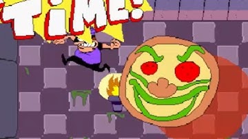 P-ranking John Gutter while being chased by a Mach 3 Pizzaface (Spliced)