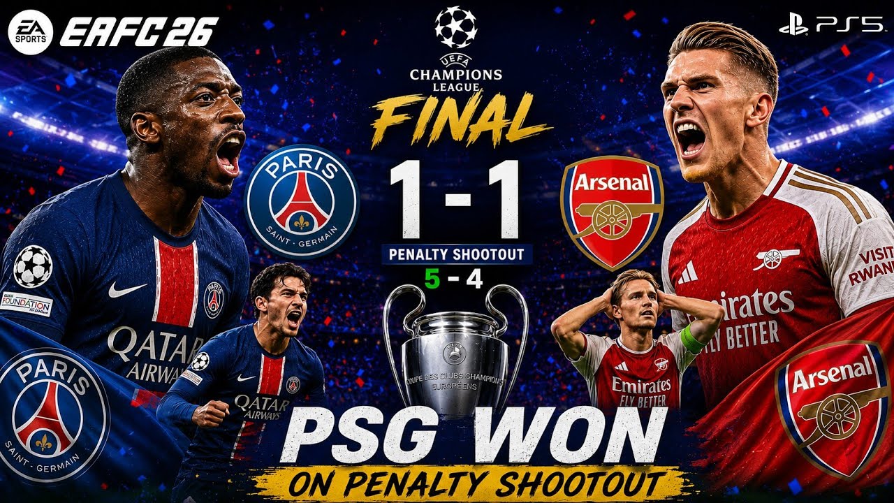 FC 26 - PSG vs Arsenal - UEFA Champions League 2026 Final Full