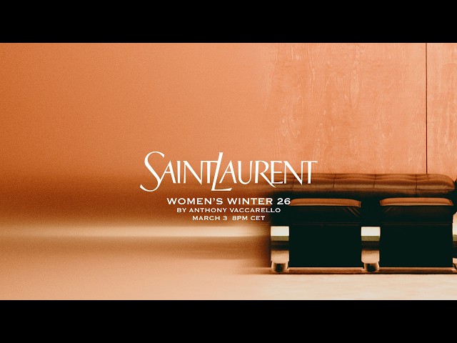 SAINT LAURENT - WOMEN'S WINTER 26 SHOW - YouTube