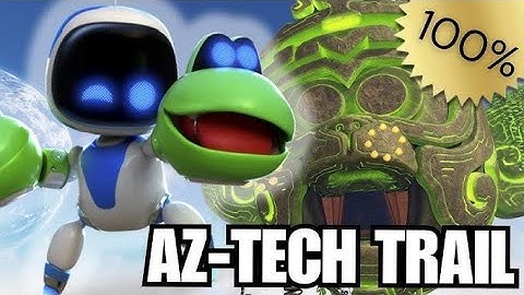 Astro Bot Az-Tech Trail 100% (All Bots, Puzzle Pieces, Secret Level) on PlayStation5 gameplay (PS5)