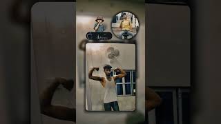Baisep Posing 💪💪💪 in mirror image☺️❤️