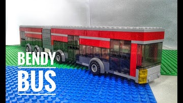 Custom Lego Mercedes-Benz Capacity Bendy Articulated Bus MOC Creation