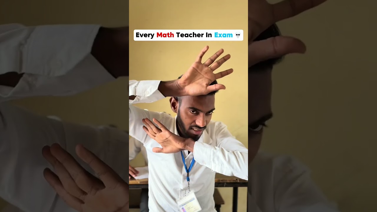 Math Wale Sir In Exam Hall 💀