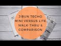 Jibun Techo Mini versus Lite Walk-thru and Comparison