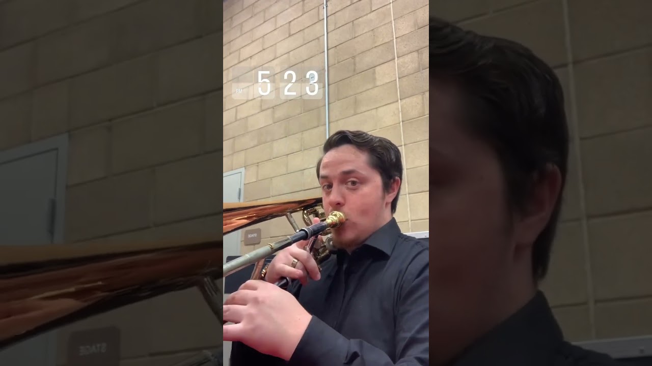 Bass Trombone Shifting Example To Project Extended Pedal Range