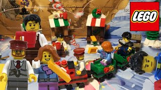 LEGO CHRISTMAS TRAIN RIDE REVIEW! (LEGO STORE EXCLUSIVE, 40262)