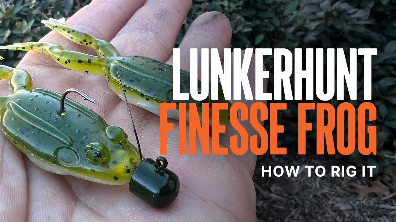 LUNKERHUNT Finesse Frog - How To Rig and Fish It 