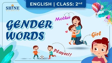 Gender Words | Gender words English Class 2 #englishgrammar