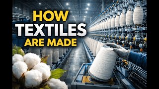 How Textiles Are Made | From Cotton Fields to Modern Textile Factory | Part 1
