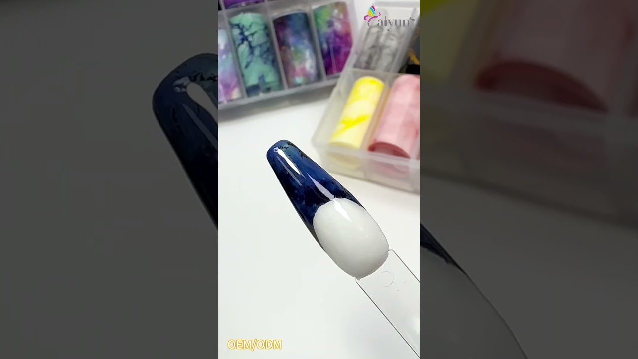 "Get the Ultimate Nail Art Shine with Foil Transfer Gel! | Easy Tutorial & Tips" 