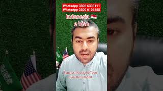 Indonesia e Visa Processing | Indonesia E Visa For Pakistani Passport | indonesiavisa razivisa