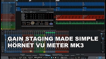 Gain staging & VU metering best practice (HorNet VU Meter MK III)