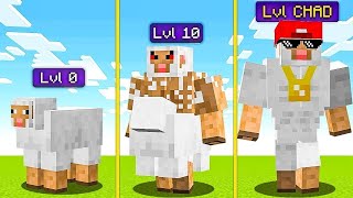 minecraft, but I evolved sheep 9,999,999 years