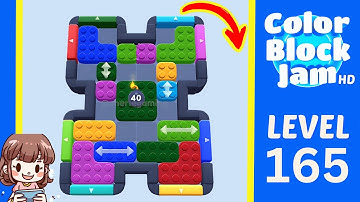 Color Block Jam Level 165 Solution Walkthrough