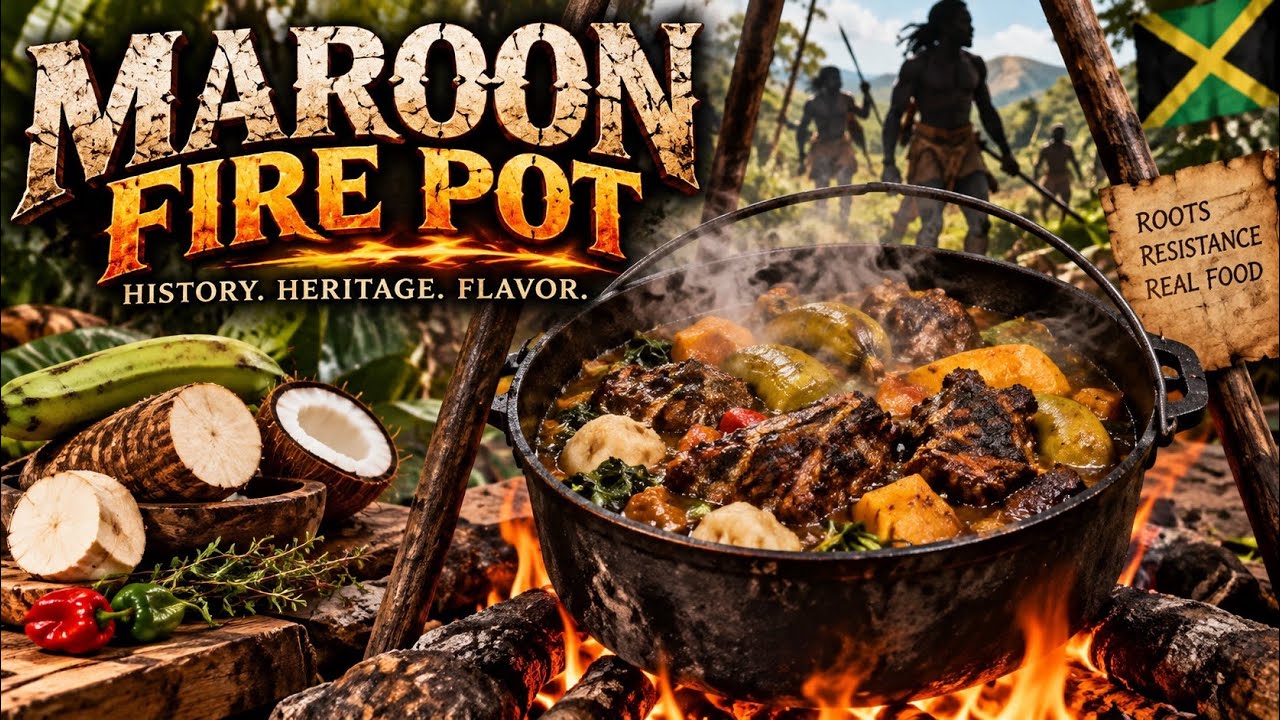 THE MAROON FIRE POT | Cooking Over Fire & Honoring Jamaica’s Maroon History