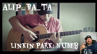 Alip Ba Ta - Linking Park Numb Cover (LED Reacts to some Fingerstyle!!)