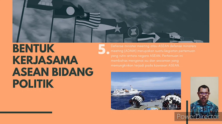 Apa tujuan ASEAN melakukan kerjasama di bidang politik dan keamanan