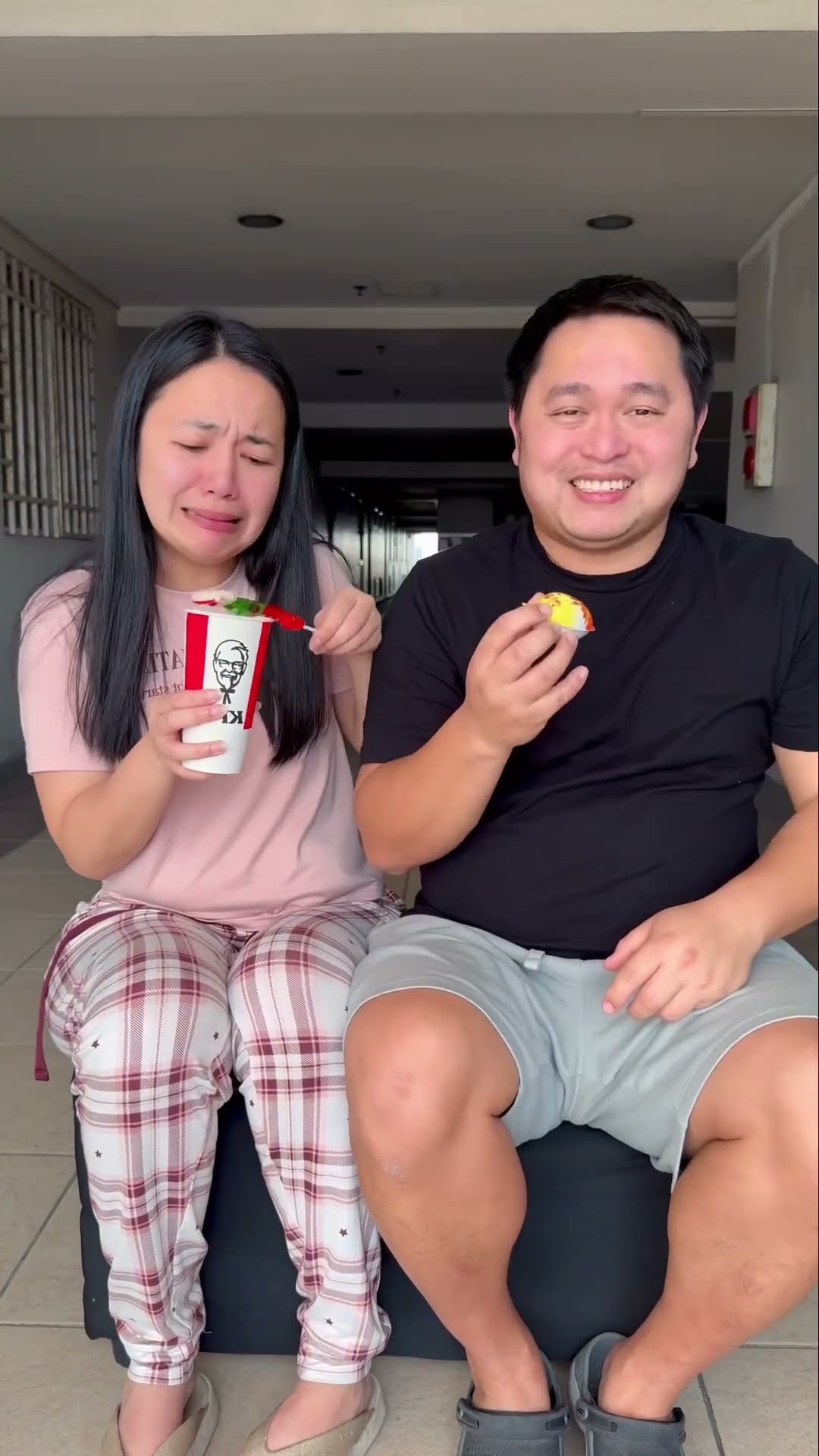 Mom and dad hide candy from daughter ??❤️??✅?