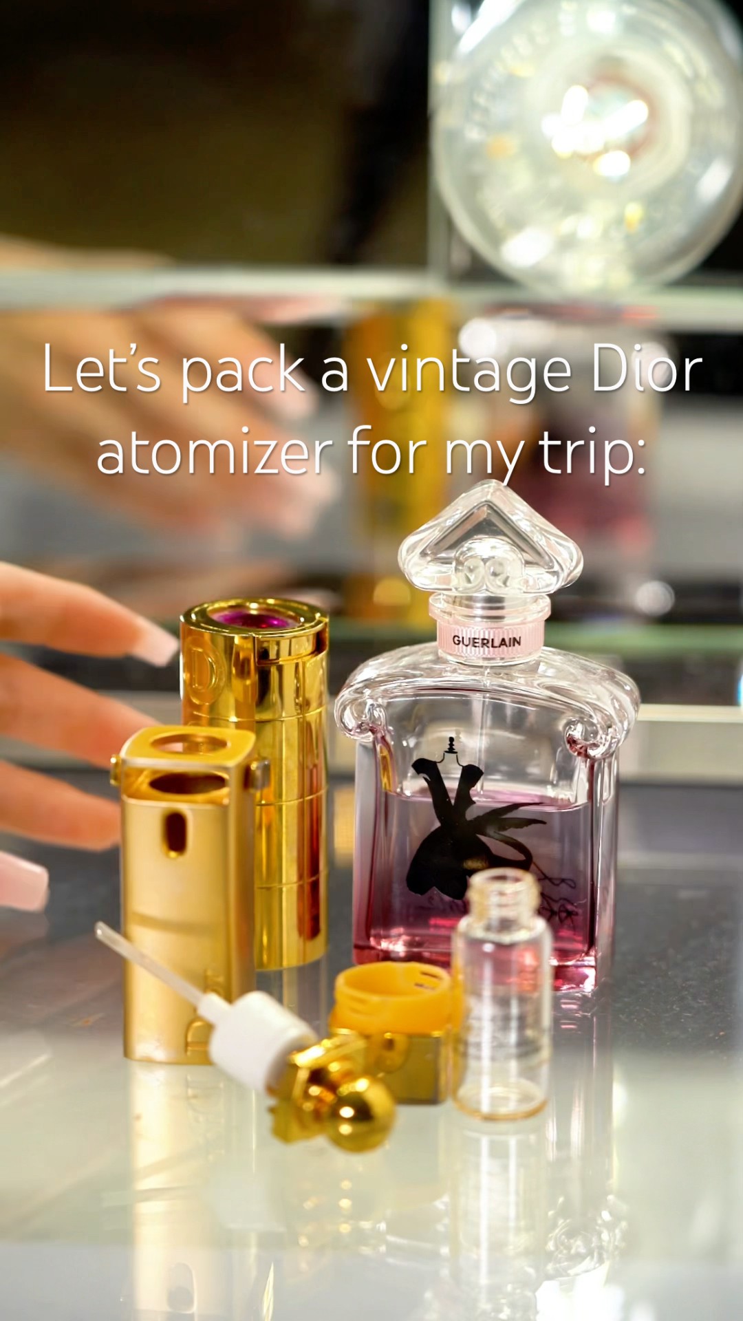 Finally was able to fix the broken vintage dior atomizer & refill