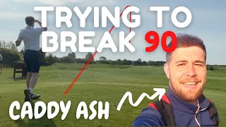 HELPING MY FRIEND BREAK 90 FOR THE FIRST TIME! (PART 1/2)