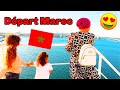 Vlog  dpart au maroc en bteau en famille stenador plage