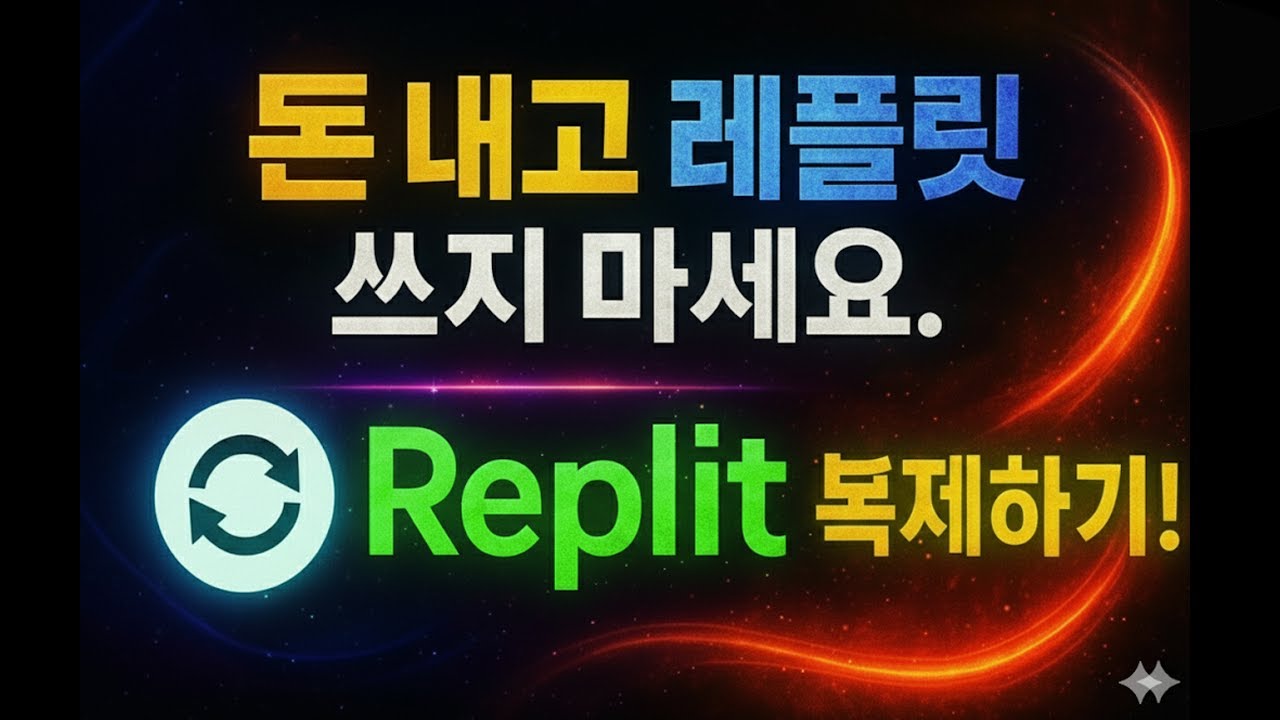 편집바이브 코딩 '최강템' 4개 긁어모아, '무료 레플릿' 만들었습니다. (클로드코드 + 코덱스CLI + 커서 + Supabase MCP와 친구