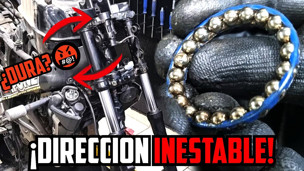 ⚙️Cambio Cunas de Dirección PULSAR 200 NS►Dirección Inestable 🚨 Rodamientos Delanteros