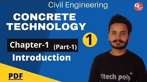 Concrete Technology | Lecture-1 Introduction of Concrete | Polytechnic civil 3rd semester.