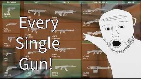Getting a Kill with EVERY GUN IN VALORANT!!!