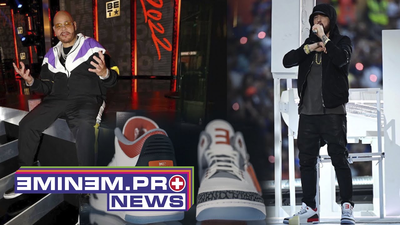 Fat Joe Bragging About Having Sneakers That Eminem Wore at Super Bowl