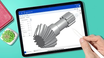 Modeling Helical Bevel Gear on iPad | Onshape Mobile
