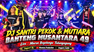 Download lagu DJ SANTRI PEKOK & DJ MUTIARA | BANTENG NUSANTARA 49 Live Maron Boyolangu | Anggara Audio