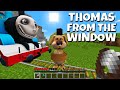 I found a real THOMAS the Tank FROM THE WINDOW vs TALKING BEN in MINECRAFT - Gameplay