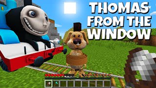 I found a real THOMAS the Tank FROM THE WINDOW vs TALKING BEN in MINECRAFT - Gameplay