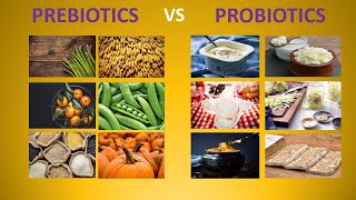 PREBIOTICS   vs   PROBIOTICS     ( DIFFERENCES  )