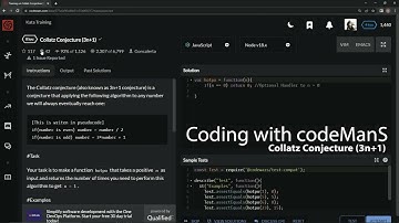 Codewars 8 kyu Collatz Conjecture (3n+1) Javascript