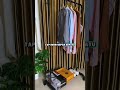 Setup Kamar Jadi Rapi Pakai Stand Hanger Minimalis #shortvideo #standhanger #gantunganbaju
