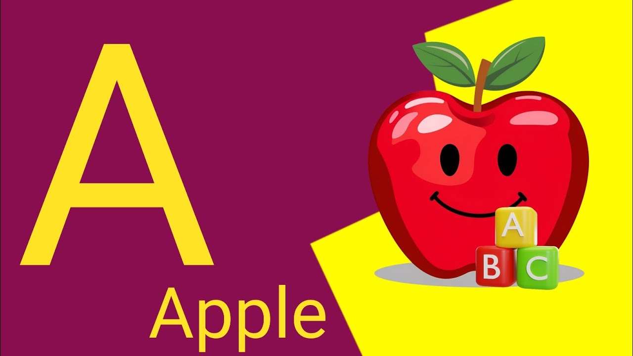 ABC rhymes| A is for Apple| Toddler learning video| Chandni kids star