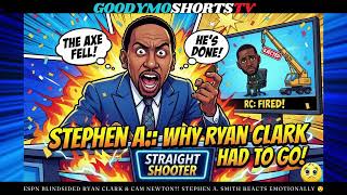 Ryan Clark and Cam Newton out at ESPN! Distraught Stephen A. Smith Speaks Out  🔥