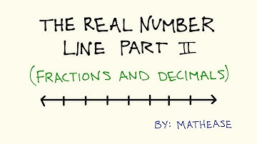 The Real Number Line Part II