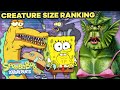 WEIRDEST Creatures on SpongeBob Ranked by Size! 🐛😱