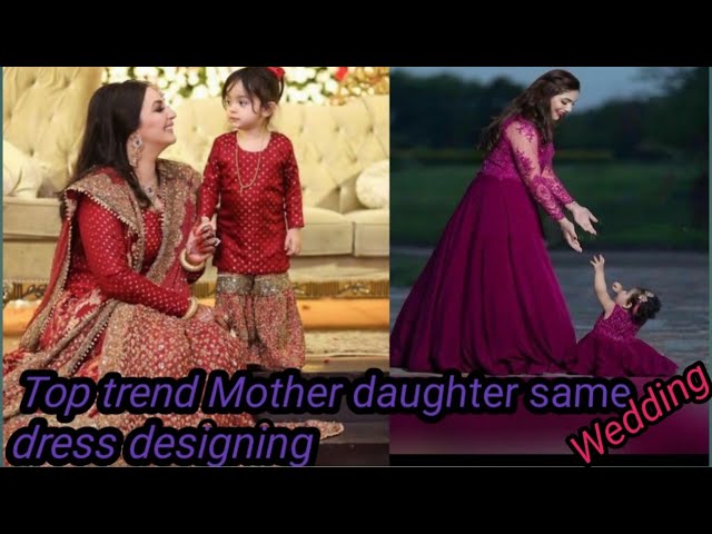 Top more than 180 mother daughter same dress design super hot