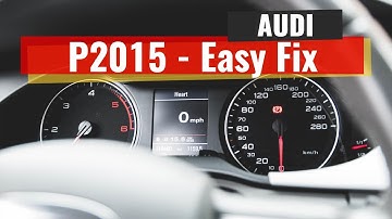 Audi A4 B8 - 2.0TDI CAHA - P2015 - Easy fix