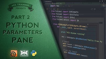 VMT 059 Python Parameters Pane Part 2