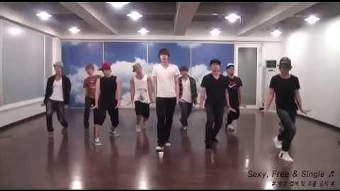 슈퍼주니어(Super Junior) - Sexy Free & Single Dance Practice