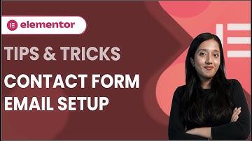 Setup an Email for Elementor Contact Form in 30 sec!🤯