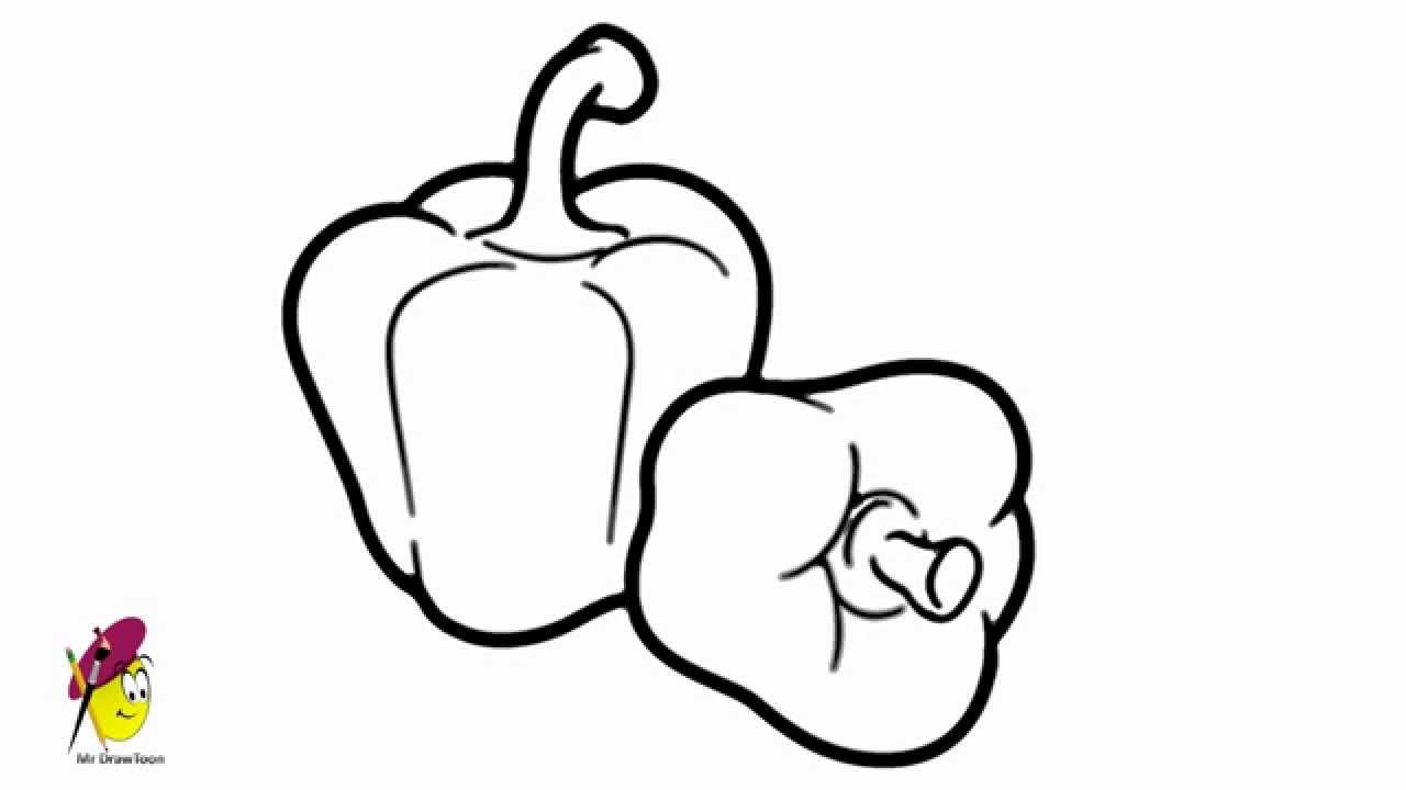 capsicum-how-to-draw-capsicum-fruits-and-vegetables-youtube